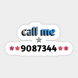 Call me Sticker